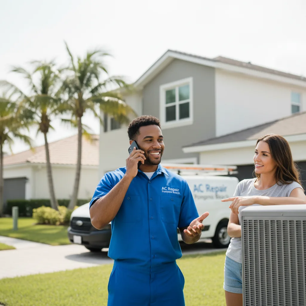 AC Repair Pompano Beach customer support in Kapaau